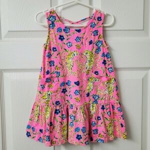 Lilly Pulitzer Girls Mini Kristen Dress Size XS (2-3) in Tigress Garden